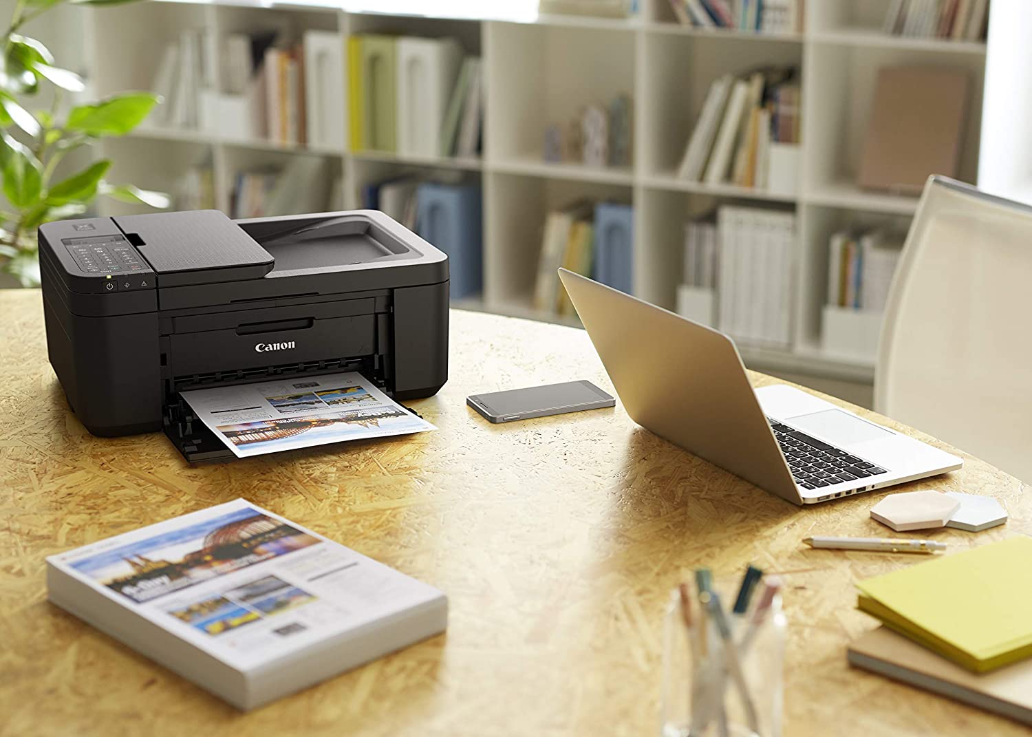 Canon PIXMA TR4520 Wireless All in One Photo Printer with Mobile Printing, Black, Amazon Dash Replenishment Ready Canon PIXMA TR4520 Wireless All in One Photo Printer with Mobile Printing, Black, Amazon Dash Replenishment Ready